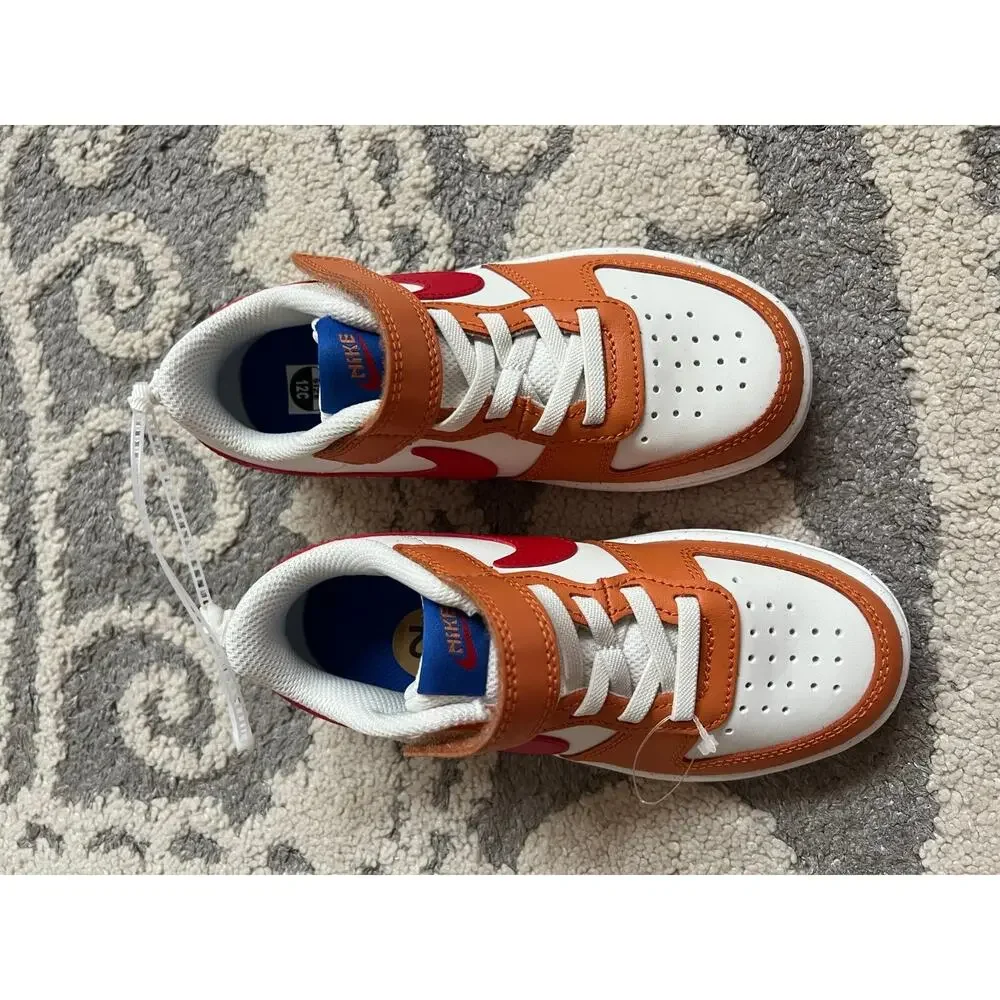 NEW❤️Nike Court Borough Low 2 'Sail Hot Curry' sz12